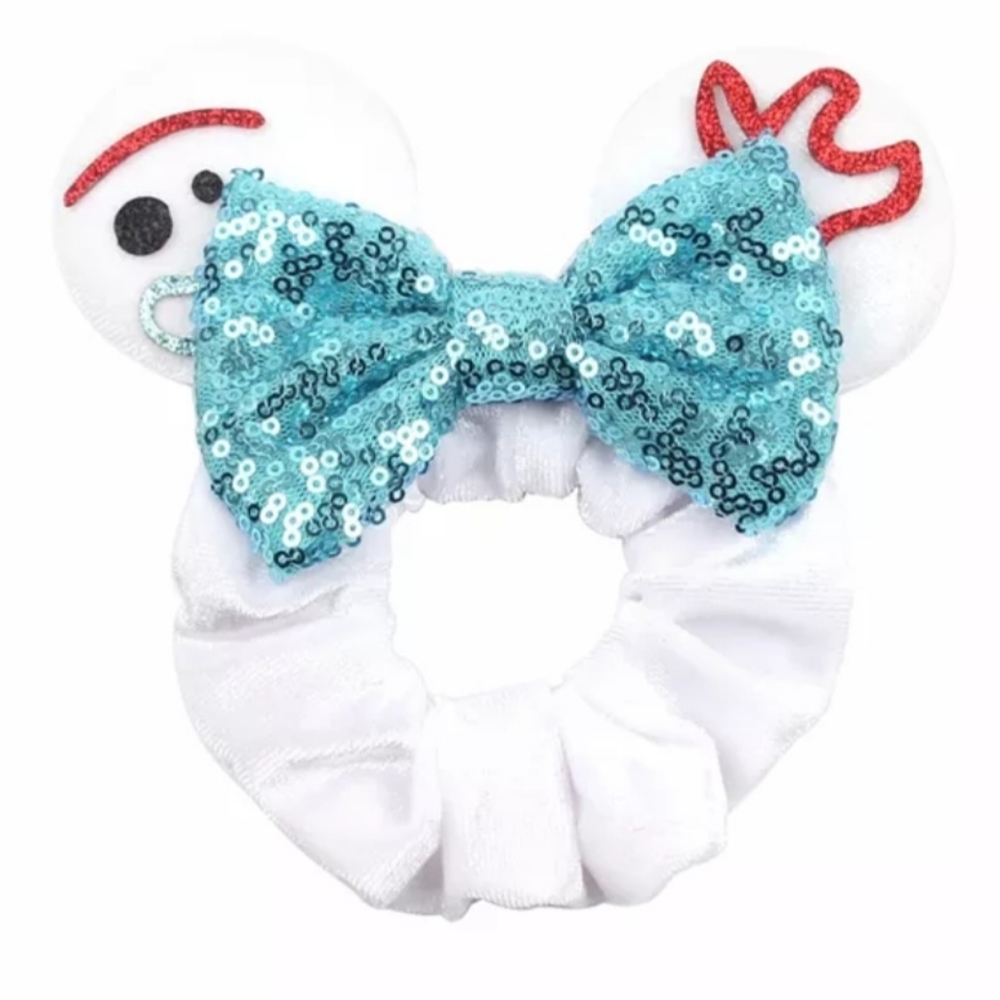 Mickey Mouse Scrunchie, Minnie Mouse Ears, Disney Scrunchies, Hair Tie